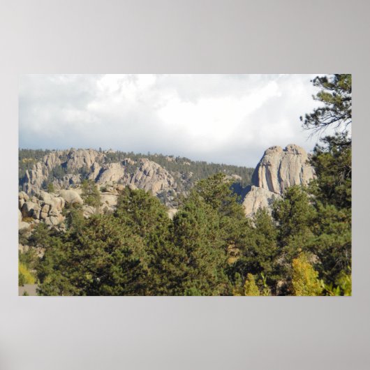 Rocky Mountain Landschaft Foto Naturschauplatz Poster (Vorne)