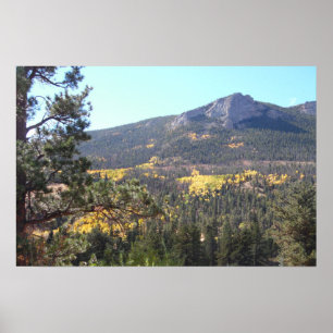 Rocky Mountain Landschaft Foto Naturschauplatz Poster