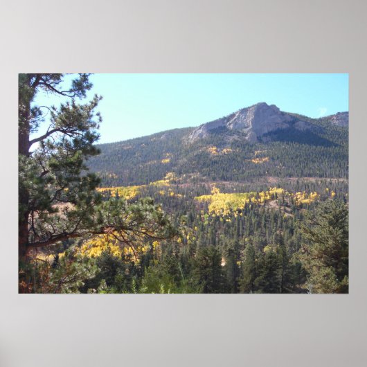 Rocky Mountain Landschaft Foto Naturschauplatz Poster (Vorne)