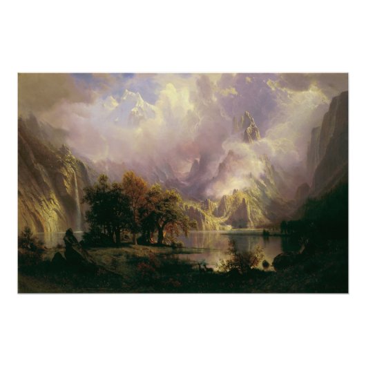 Rocky Mountain Landschaft Majestic Landschaft Poster (Vorderseite)