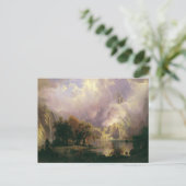 Rocky Mountain Landschaft von Albert Bierstadt, 18 Postkarte (Stehend Vorderseite)