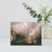 Rocky Mountain Landschaft von Albert Bierstadt Postkarte (Stehend Vorderseite)