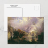 Rocky Mountain Landschaft von Albert Bierstadt Postkarte (Vorne/Hinten)