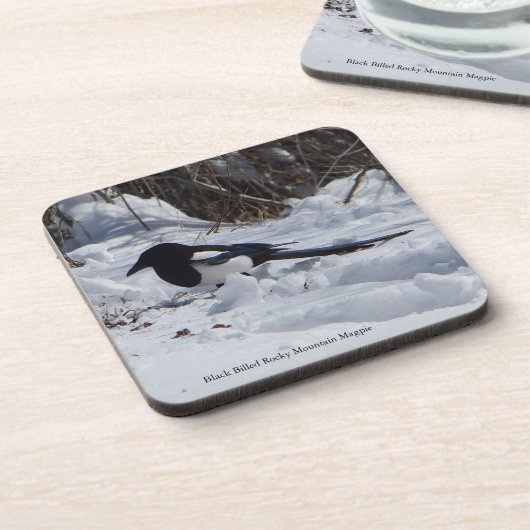 Rocky Mountain Magpie 6 plastische Untersetzer (Linke Seite)