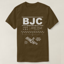 Rocky Mountain Metropolitan Airport BJC T - Shirt