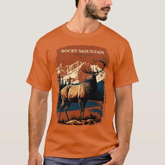 Rocky Mountain National Park 1 T-Shirt (Vorderseite)