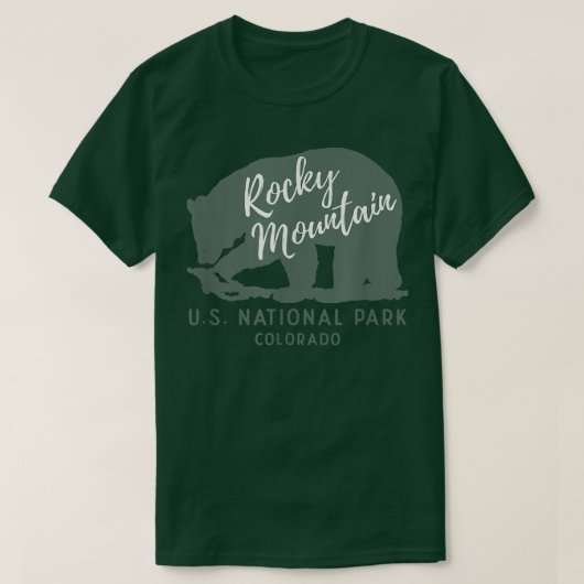 Rocky Mountain National Park Bear XO4U Original T-Shirt (Design vorne)