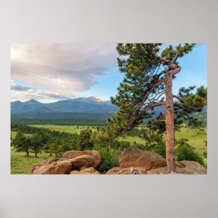 Rocky Mountain National Park bei Sonnenaufgang Poster