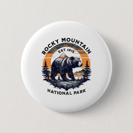 Rocky Mountain National Park Button (Vorderseite)