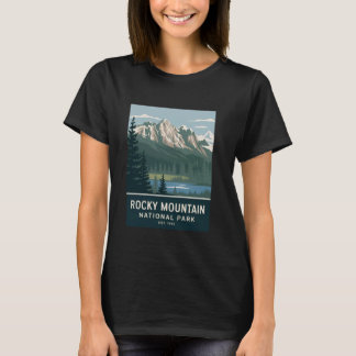 Rocky Mountain National Park Camping Wandern Männe T-Shirt
