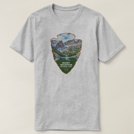 Rocky Mountain National Park Colorado Arrowhead T-Shirt (Design vorne)