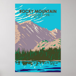 Rocky Mountain National Park Colorado Bärensee Poster