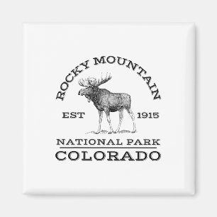 Rocky Mountain National Park Colorado Elch Wanderu Magnet