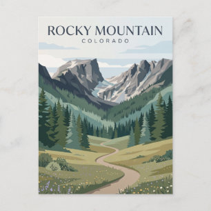 Rocky Mountain National Park Colorado Postkarte