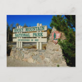 Rocky Mountain National Park, Colorado Postkarte (Vorderseite)