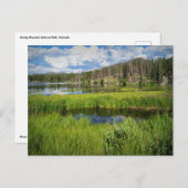 Rocky Mountain National Park, Colorado Postkarte (Vorne/Hinten)