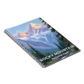 Rocky Mountain National Park Colorado Travel Art Notizblock (Rechte Seite)