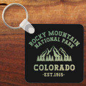 Rocky Mountain National Park Colorado USA Gradient Schlüsselanhänger (Vorderseite)