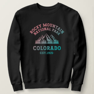 Rocky Mountain National Park Colorado USA Gradient Sweatshirt