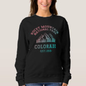 Rocky Mountain National Park Colorado USA Gradient Sweatshirt (Vorderseite)