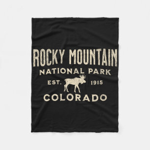Rocky Mountain National Park Colorado USA Outdoor Fleecedecke