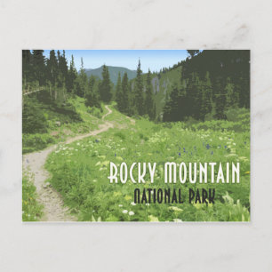 Rocky Mountain National Park Colorado Vintage Postkarte
