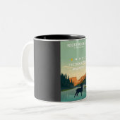 Rocky Mountain National Park Ein Star Review Subpa Zweifarbige Tasse (Vorderseite Links)