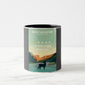 Rocky Mountain National Park Ein Star Review Subpa Zweifarbige Tasse (Mittel)