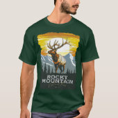 Rocky Mountain National Park Elk T-Shirt (Vorderseite)