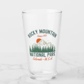 Rocky Mountain National Park Forest Landscape Glas (Vorderseite)