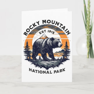 Rocky Mountain National Park  Karte