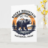 Rocky Mountain National Park Karte (Gelbe Blume)