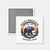 Rocky Mountain National Park Magnet (Vorderseite/Rückseite)