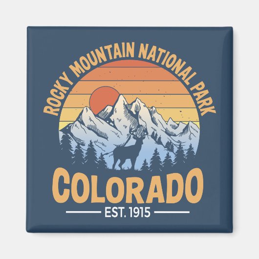 Rocky Mountain National Park Magnet Colorado (Vorne)