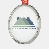 Rocky Mountain National Park Mountain Sun Ornament Aus Metall (Links)