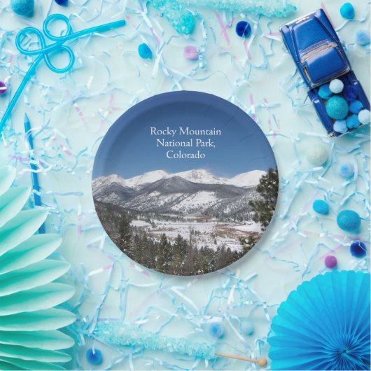 Rocky Mountain National Park Papier Platte Pappteller (Party)