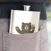 Rocky Mountain National Park Peace Bear Flachmann (Beispiel)