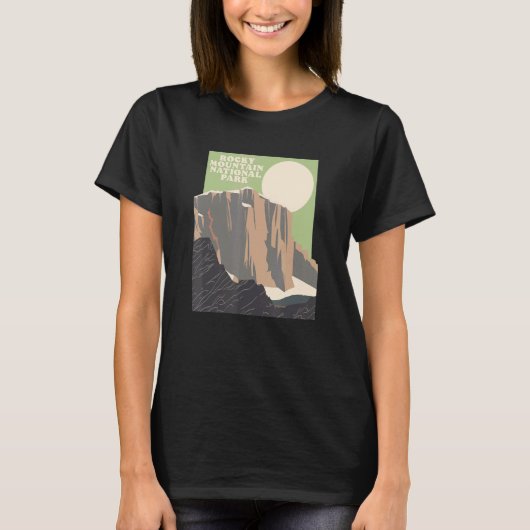 Rocky Mountain National Park Peak Estes Park T-Shirt (Vorderseite)
