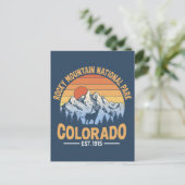 Rocky Mountain National Park Postcard Colorado Postkarte (Stehend Vorderseite)