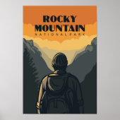 Rocky Mountain National Park Reiseplaner Poster (Vorne)