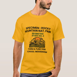 Rocky Mountain National Park Retro Specimen T-Shirt