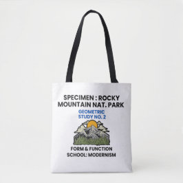 Rocky Mountain National Park Retro Specimen Tasche