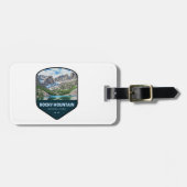 Rocky Mountain National Park Schild Gepäckanhänger (Vorderseite horizontal)