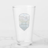 Rocky Mountain National Park Schild Glas (Rückseite)