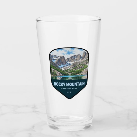 Rocky Mountain National Park Shield Glas (Vorderseite)