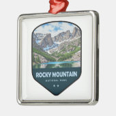 Rocky Mountain National Park Shield Ornament Aus Metall (Links)