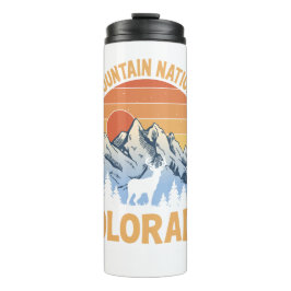 Rocky Mountain National Park Tumbler Travel Thermosbecher