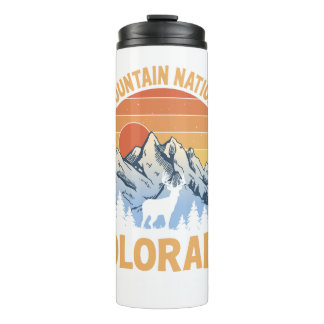 Rocky Mountain National Park Tumbler Travel Thermosbecher
