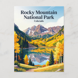 Rocky Mountain National Park USA Postkarte
