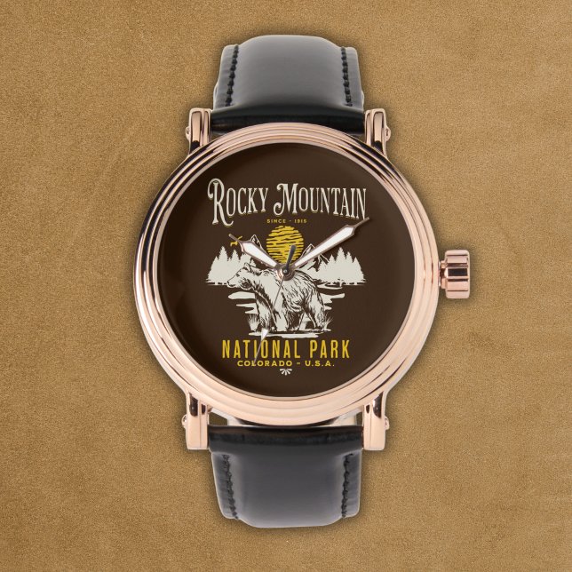 Rocky Mountain National Park Vintage  Armbanduhr (Von Creator hochgeladen)
